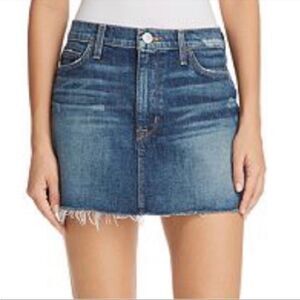 Hudson Vivid Blue Denim/Jean Mini Skirt. Size 26.